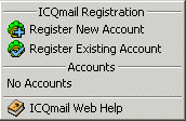 ICQmail Menu